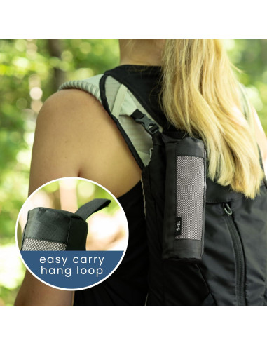 Toallas de Gimnasio S&T INC. Microfibra Gris 3 Piezas 30x101 cm