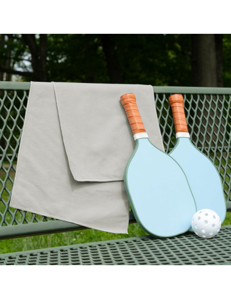 Toallas de Gimnasio S&T INC. Microfibra Gris 3 Piezas 30x101 cm