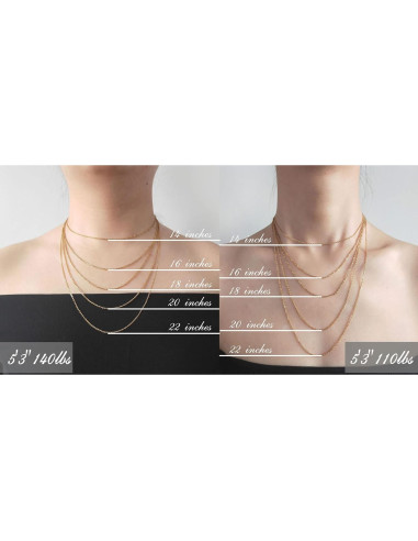 Collar Personalizado Oro 18k Aoloshow con Nombre para Mujeres