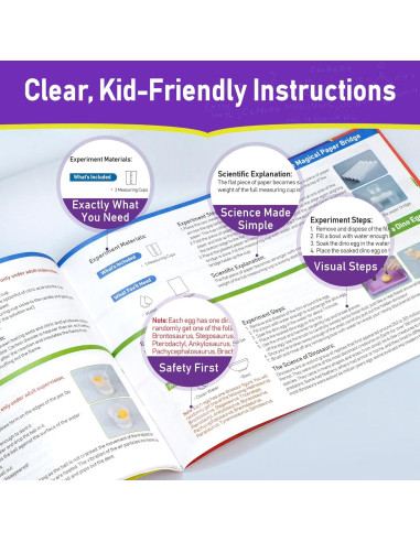 Kit de Ciencia BenBen 80 Experimentos para Niños 6 a 12 Años