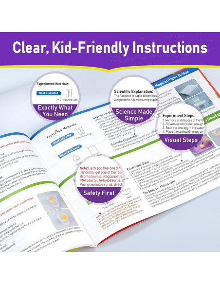 Kit de Ciencia BenBen 80 Experimentos para Niños 6 a 12 Años