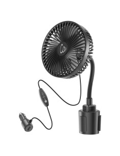 Ventilador de Coche ASKPULION 12V 3 Velocidades 360