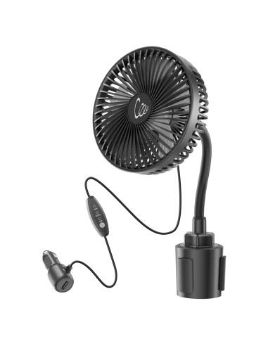 Ventilador de Coche ASKPULION 12V 3 Velocidades 360
