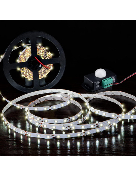 Paquete de 6 Sensores PIR LED 12V-24V Macarrie con Temporizador