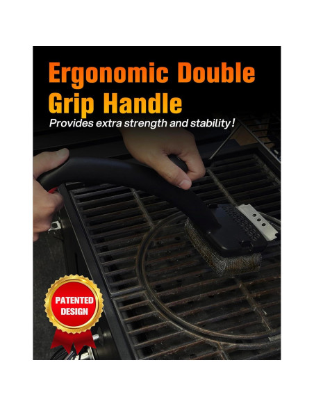 Cepillo de Parrilla BBQtrips GSB-Brush con Cabezal Reemplazable Cepillo de Parrilla BBQtrips GSB-Brush con Cabezal Reemplazable