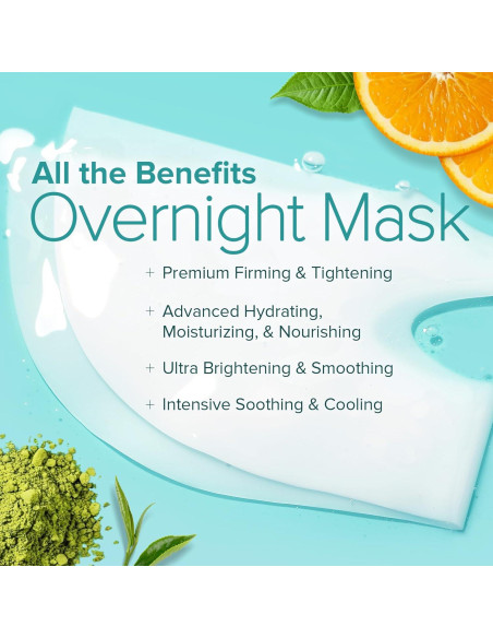 Máscara Facial de Colágeno Bio Ebanel - 4 Piezas Hidratantes