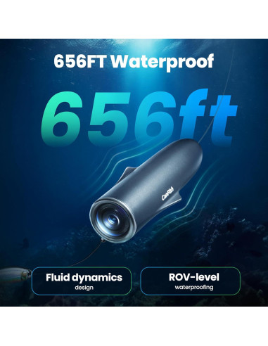 Cámara de Pesca Chasing CamX HD 1080P 136 Impermeable 200m