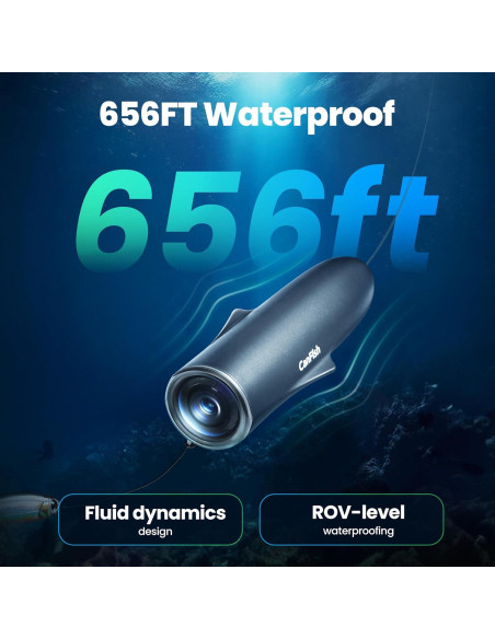 Cámara de Pesca Chasing CamX HD 1080P 136 Impermeable 200m