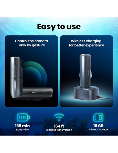 Cámara de Pesca Chasing CamX HD 1080P 136 Impermeable 200m