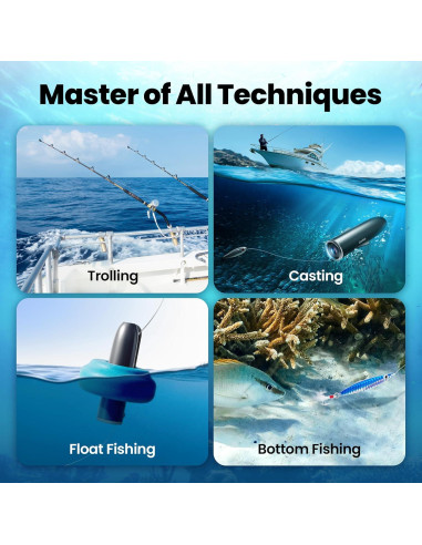 Cámara de Pesca Chasing CamX HD 1080P 136 Impermeable 200m