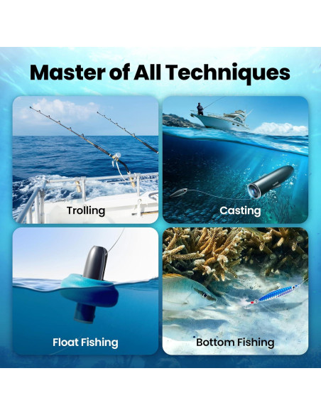 Cámara de Pesca Chasing CamX HD 1080P 136 Impermeable 200m