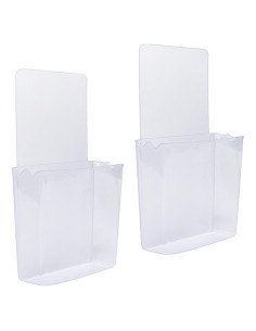 Soporte de Pared Transparente ZC GEL para Control Remoto - Paquete de 2