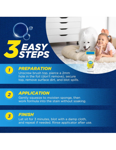 Carbona Eliminador de Manchas y Olores para Mascotas 382g