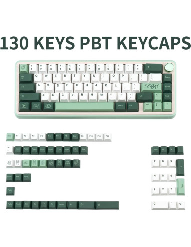 Conjunto de Teclas Mecánicas GEKUCAP 130 PBT Jardín Botánico
