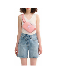 Riñonera Personalizada Uygafly para Mujeres - Color Durazno, Inicial K 2