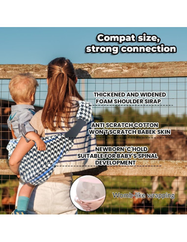 Portabebés Ajustable 2025 Ergonomía Algodón 3 en 1 0-20.4 Kg