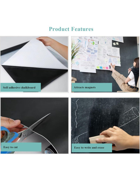 Papel Contacto de Pizarra Magnética Qiytecno 61x91.4cm