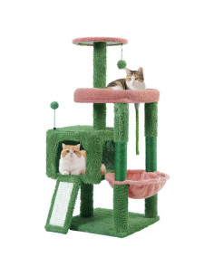 Árbol para Gatos Todo en Uno TWDEPART 95 cm Verde