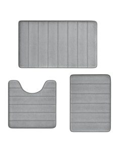 Juego de Alfombrillas de Baño RUN HELIX 3 Piezas Antideslizantes