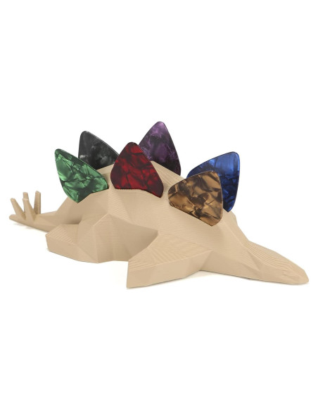 Soporte de Púas de Guitarra Estegosaurio Ourea con 8 Púas 1mm