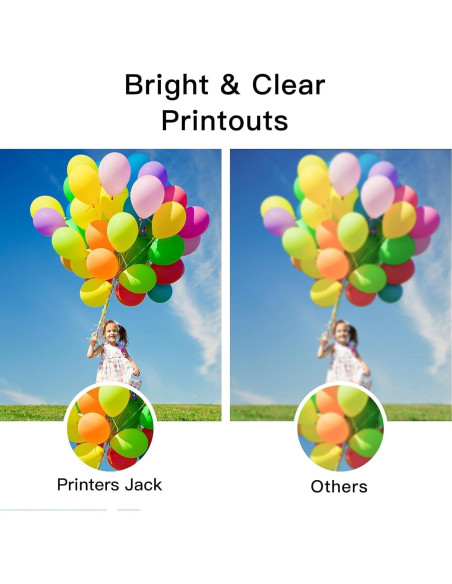 Kit de Recarga de Tinta Printers Jack 522 para Epson ET-2800/ET-4700