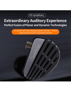 Auriculares In-Ear KZ Sinfonía con Controladores Híbridos 13.2mm 2