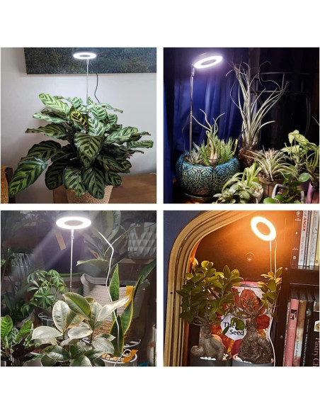 Luz de Crecimiento Aokrean BL-C10A 48 LEDs Espectro Completo