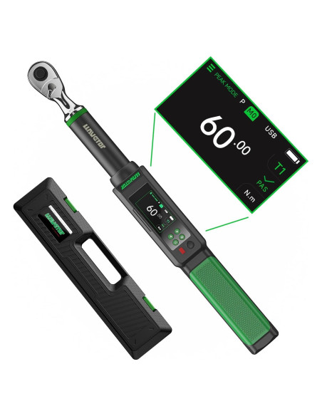 Llave de Torque Digital LLAVETOR dt22 3-60 N.m con Buzzer y LED