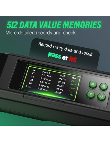 Llave de Torque Digital LLAVETOR dt22 3-60 N.m con Buzzer y LED
