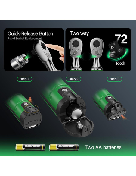 Llave de Torque Digital LLAVETOR dt22 3-60 N.m con Buzzer y LED