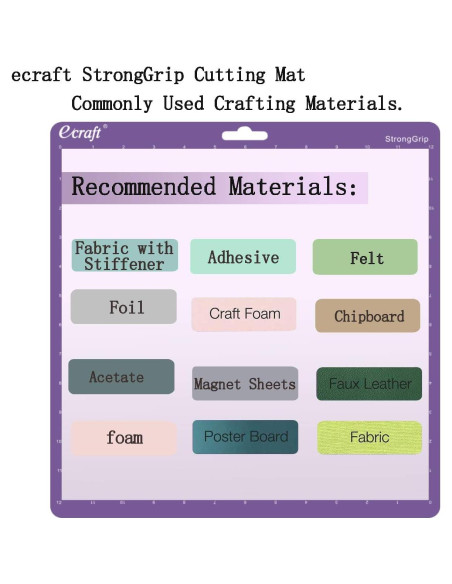 Alfombrilla de Corte Ecraft 12x12 para Silhouette Cameo 5/4/3/2/1