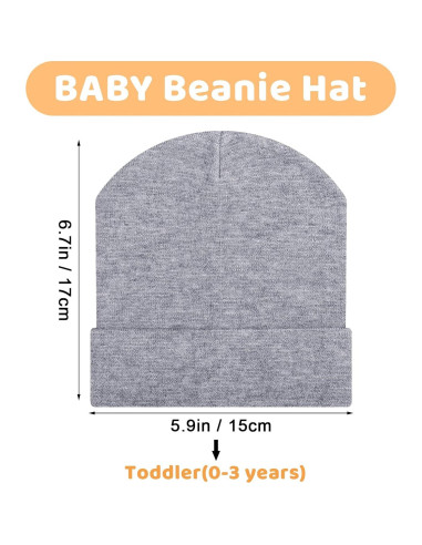 Gorros de Invierno para Bebés SATINIOR 4 Piezas Unisex 0-3 Años