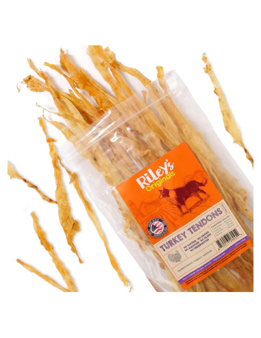 Tendones de Pavo Riley's 100% Natural para Perros 113 g