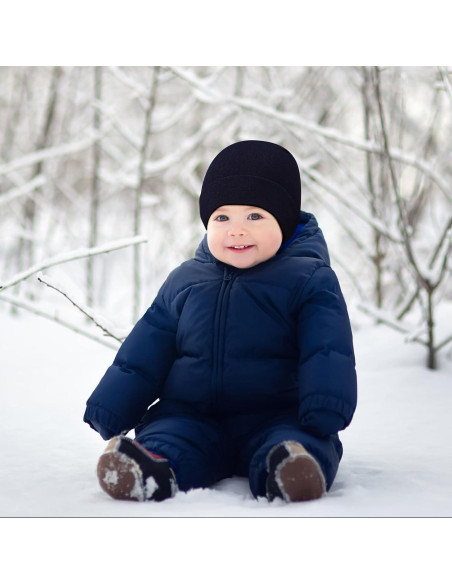 Gorros de Invierno para Bebés SATINIOR 4 Piezas Unisex 0-3 Años