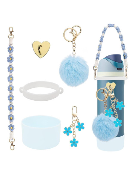 Juego de Accesorios Owala 6 Piezas para Botella 0.71L Azul