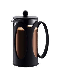 Cafetera de Prensa Francesa Bodum Kenya 0.35L Negra