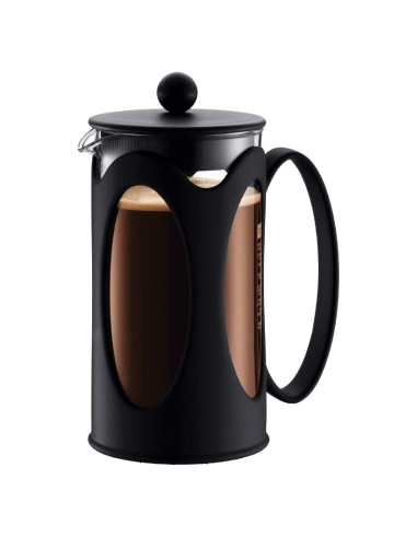 Cafetera de Prensa Francesa Bodum Kenya 0.35L Negra