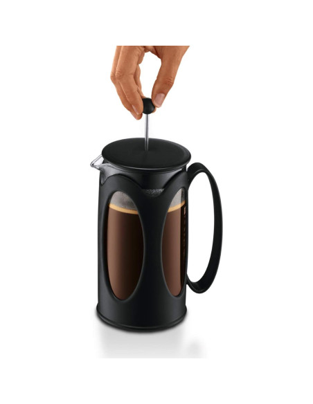 Cafetera de Prensa Francesa Bodum Kenya 0.35L Negra