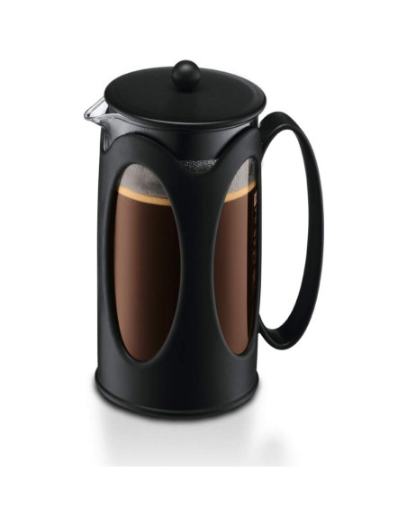 Cafetera de Prensa Francesa Bodum Kenya 0.35L Negra