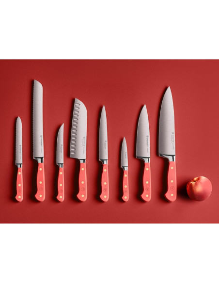 Cuchillo Santoku WÜSTHOF Classic 17.78 cm Coral Peach