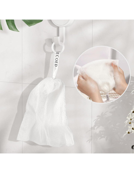 Cepillo de Champú Ergonomico Ecoed Azul para Masaje y Exfoliación