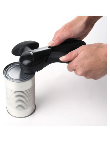 Abrelatas OXO Good Grips Bisel Suave Negro 11.43x19.05cm