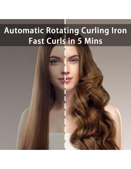 Plancha de Rizar Automática ZEOEZHBI 1" Oro con 4 Temperaturas Plancha de Rizar Automática ZEOEZHBI 1" Oro con 4 Temperaturas