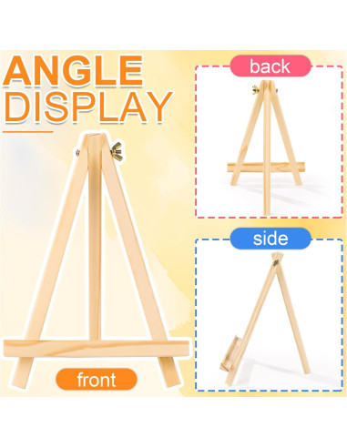 Caballete de Madera ESRICH 9 Pulgadas - Set de 4 Unidades