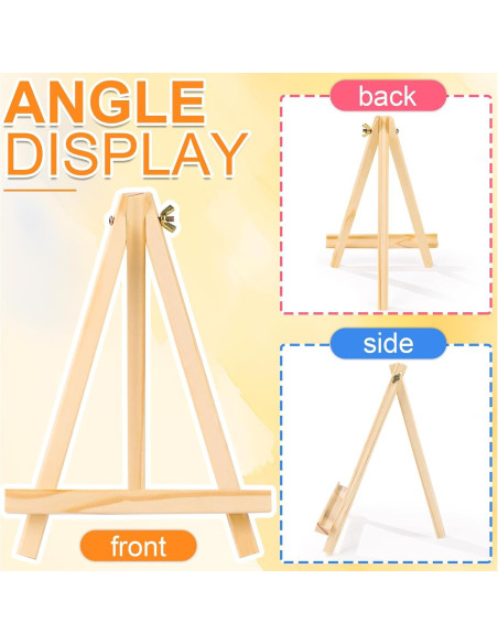 Caballete de Madera ESRICH 9 Pulgadas - Set de 4 Unidades
