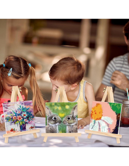 Caballete de Madera ESRICH 9 Pulgadas - Set de 4 Unidades