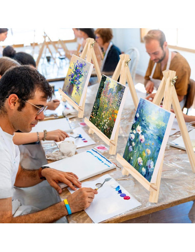 Caballete de Madera ESRICH 9 Pulgadas - Set de 4 Unidades