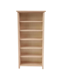 Estantería Miniatura de Madera Homoyoyo 19.5x9.1x3.7cm Decoración