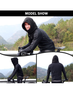 Máscara Balaclava de Esquí Vanolu Unisex Forro Polar Gris 2