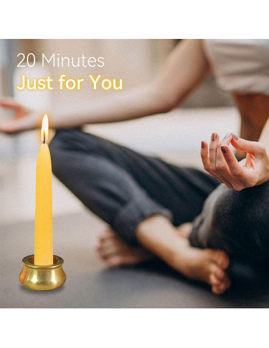 Juego de 30 Mini Velas de Cera de Abeja Gedengni para Meditación
